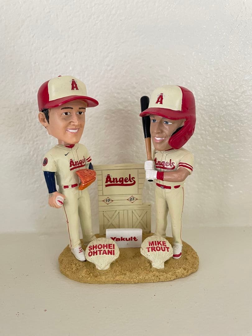 【非売品】大谷翔平&マイク・トラウト　ボブルヘッド