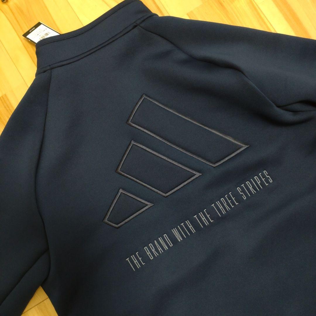 Lサイズ新品17600円ダンボールニット バックロゴ 付き フルジップジャケット