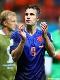 【新品タグ付き】オランダ代表/ファン・ペルシ/アウェイ/2014W杯仕様