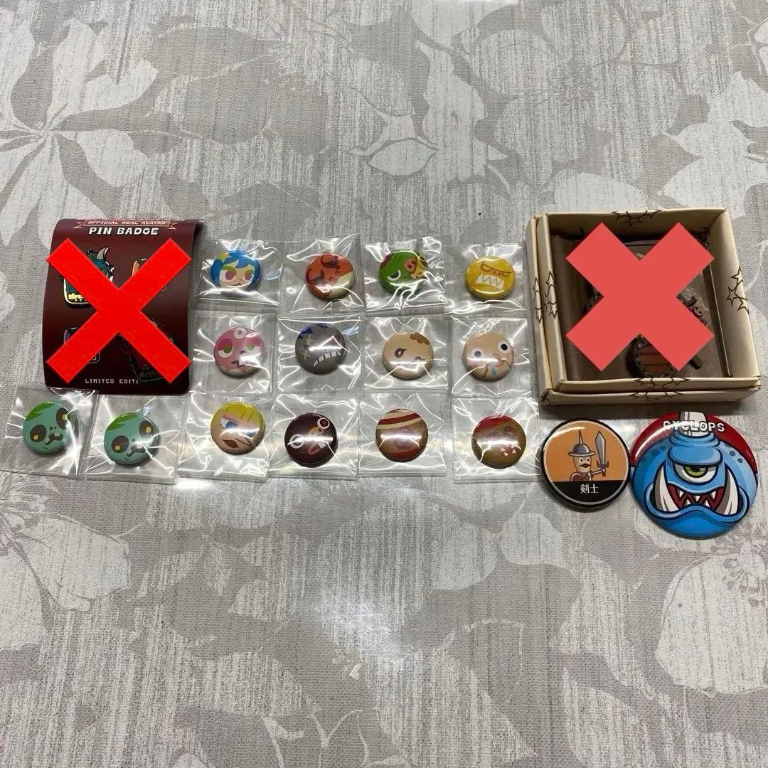 城とドラゴン　非売品　缶バッジ　ピンバッジ