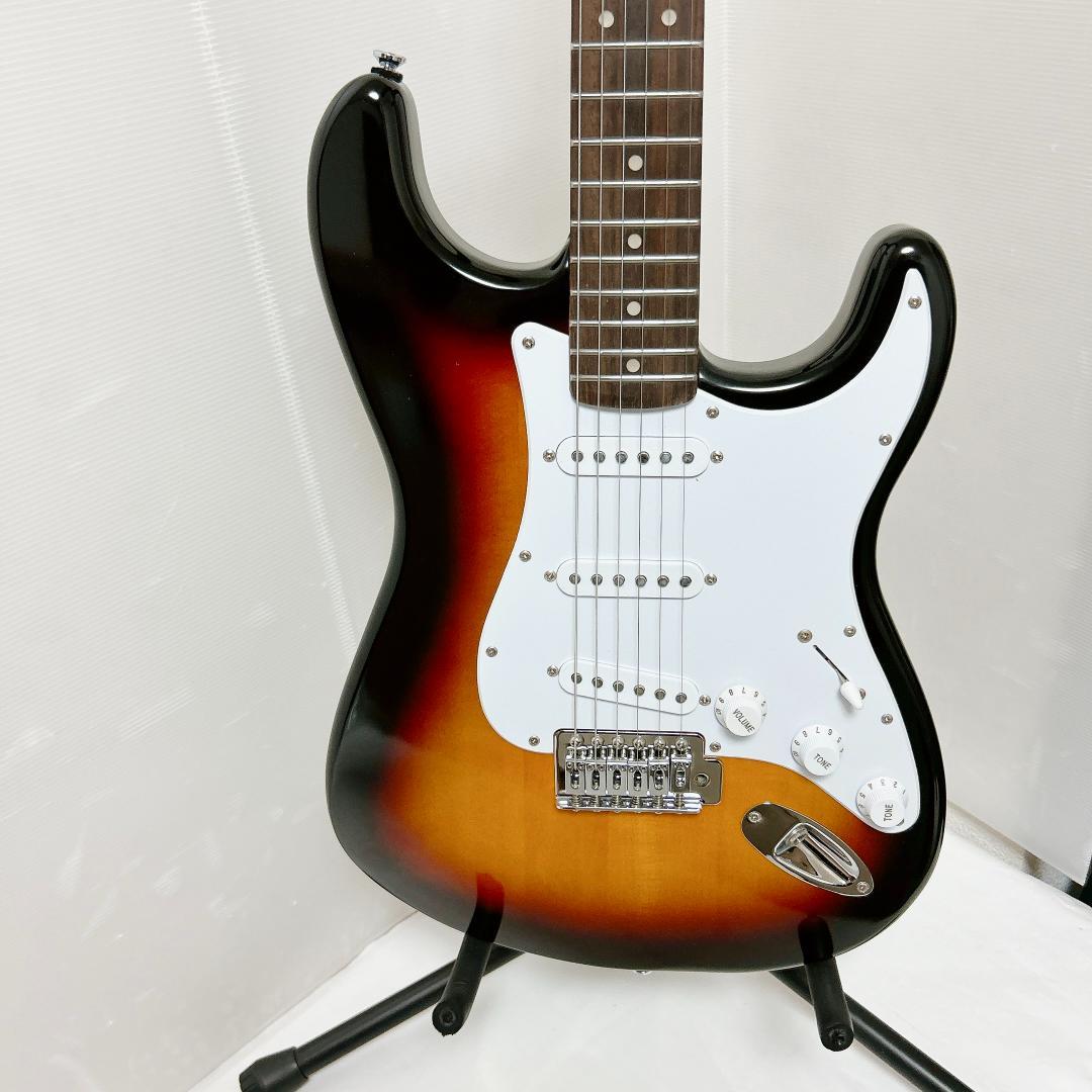 美品 Squier スクワイヤー Stratocaster ストラト ブラウン