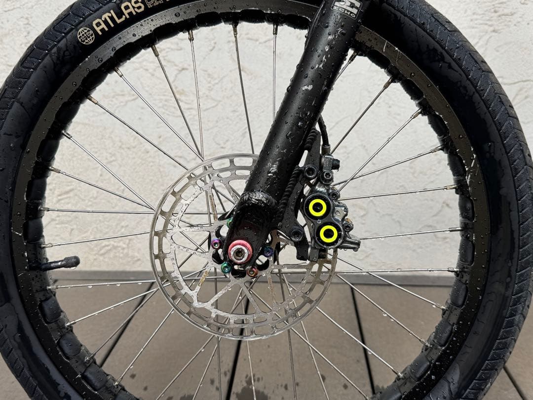 引取限定 クロモリ20インチストリートトライアル 完成車