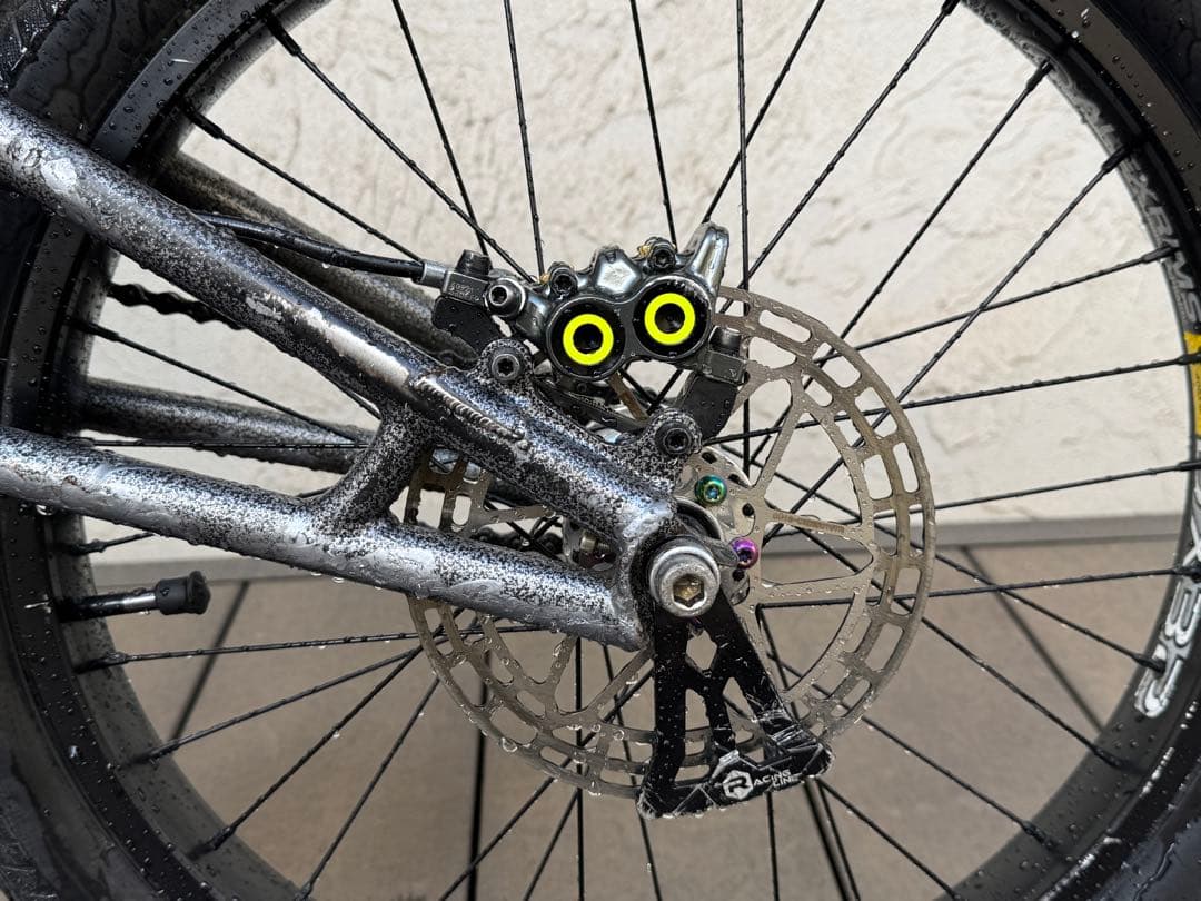 引取限定 クロモリ20インチストリートトライアル 完成車