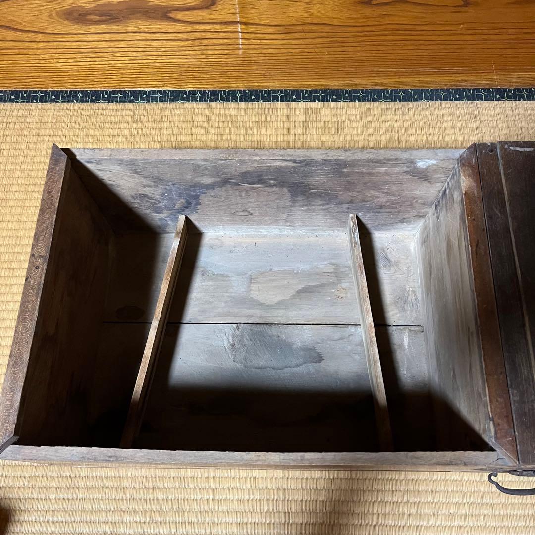 大正ロマン　希少品　肘掛け火鉢　引き出し付き