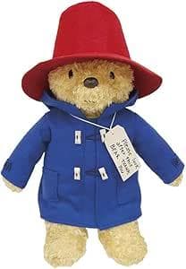 くまのパディントン　３７㎝　　青いダッフルコートのクマぬいぐるみ