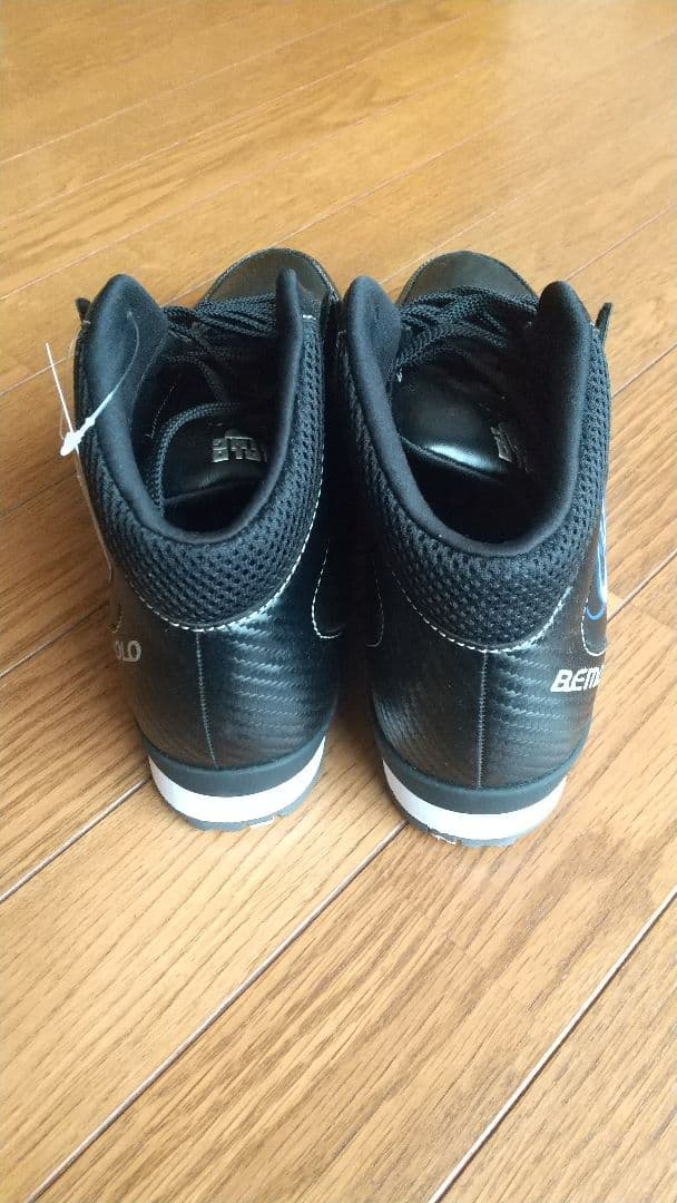 ​【試着のみ・タグ付】ビモロシューズ BEMOLO 27.5cm ハイカット 黒