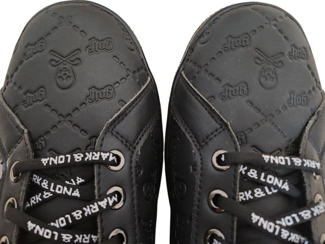 【大幅値下げ✨️28㎝】マーク＆ロナ エアロゾル ブラック×グラデ スカル 新品