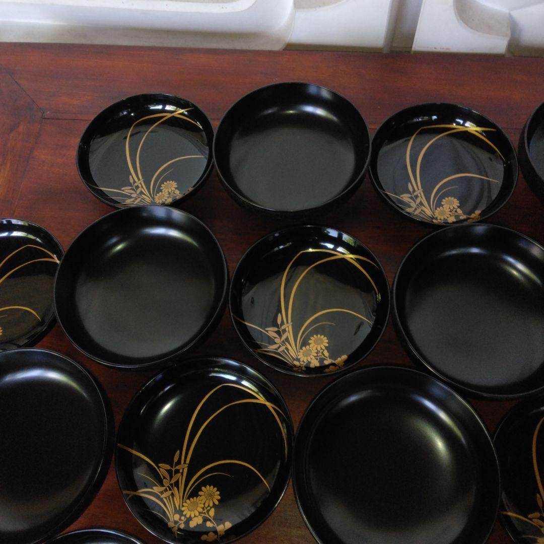 お椀　蒔絵椀　本漆塗り