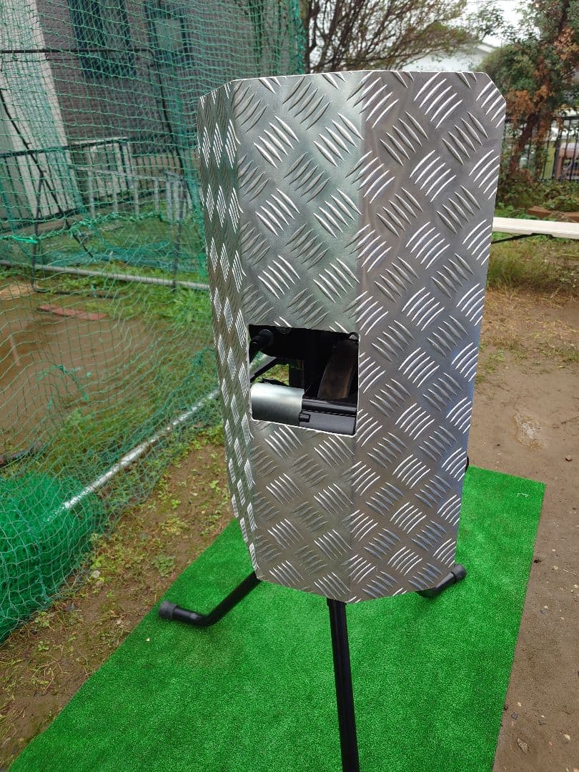 オーブピッチングマシンPMW 三脚式 黒 硬式用