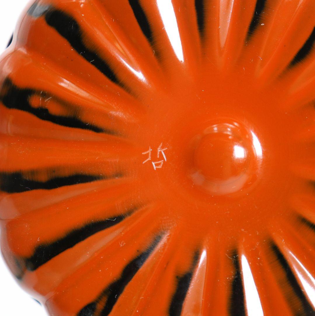 塗師 中村宗哲作 根来 菊香合 表千家十三代 即中斎書付　SX660　N5