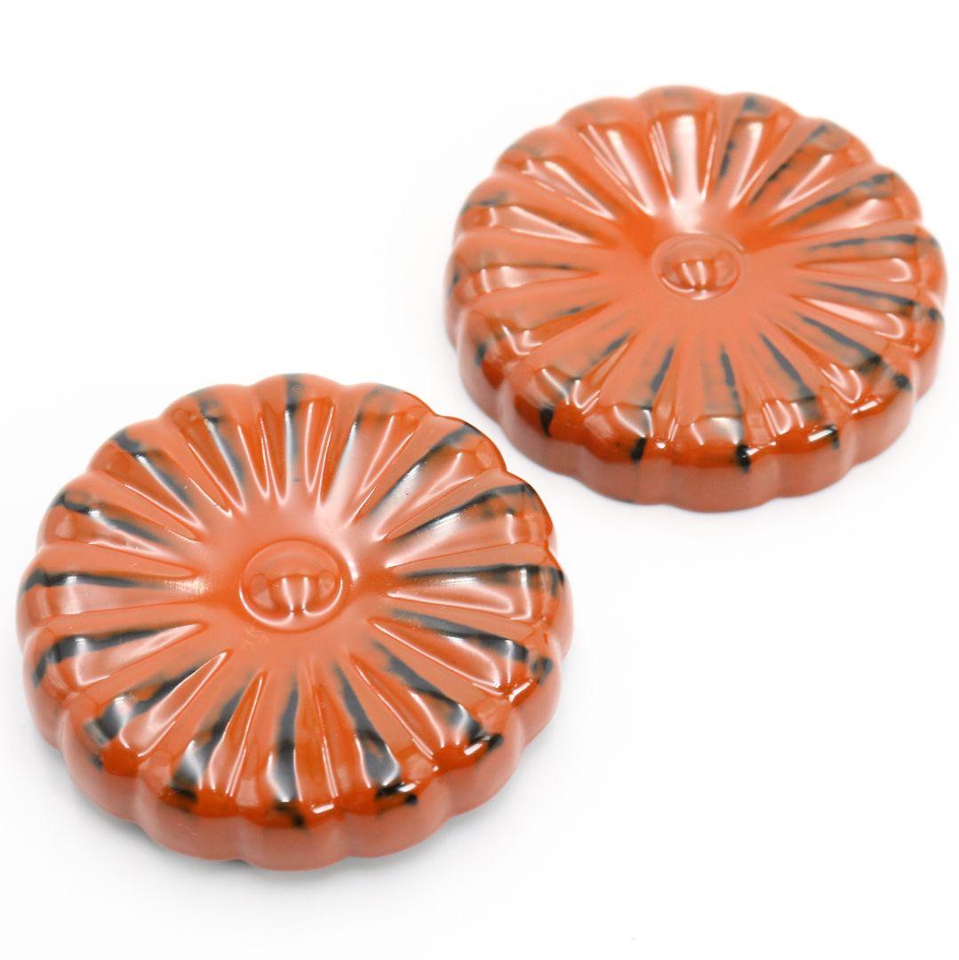 塗師 中村宗哲作 根来 菊香合 表千家十三代 即中斎書付　SX660　N5