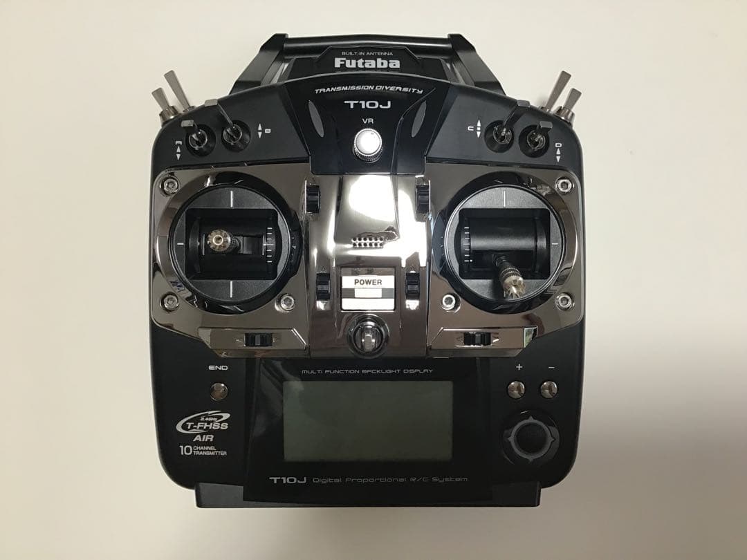 美品　フタバ　T10J プロポ　ヘリ用　モード1 取説　箱　充電池付