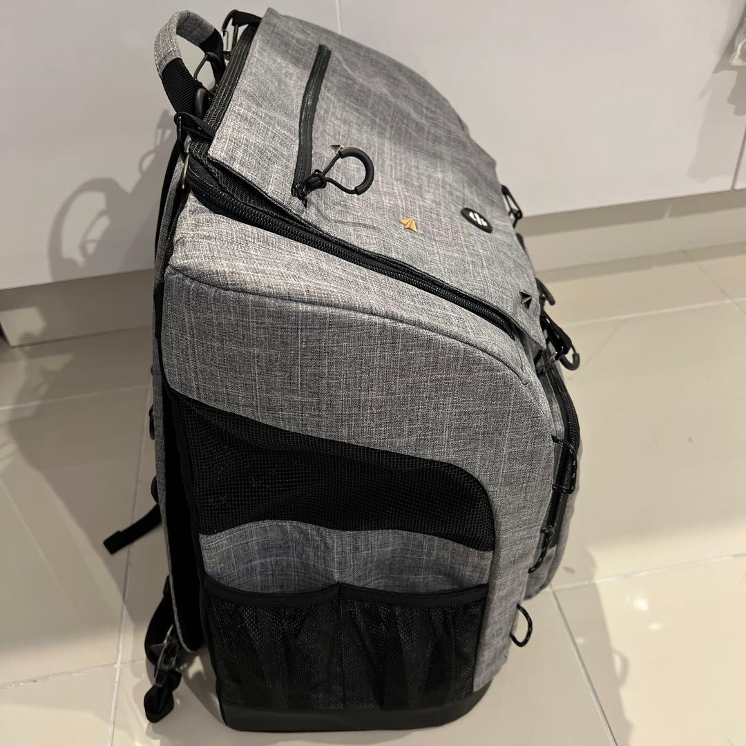 【正規品】AirBuggy 3WAY ペットキャリーバッグ（ワイドサイズ）グレー