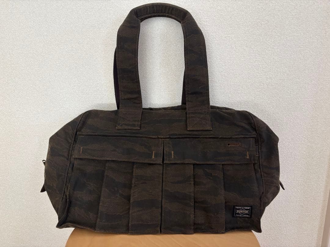 PORTER 吉田カバン ７０周年 迷彩ボストンバッグ
