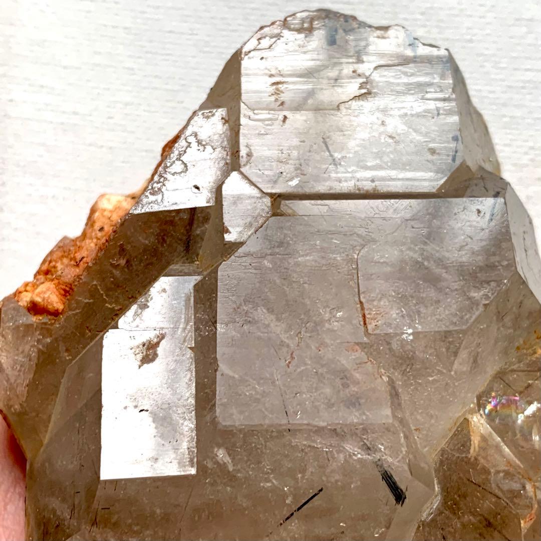 シン・ザギマウンテンクォーツ60/巨大/黒針入り/虹入り/複合