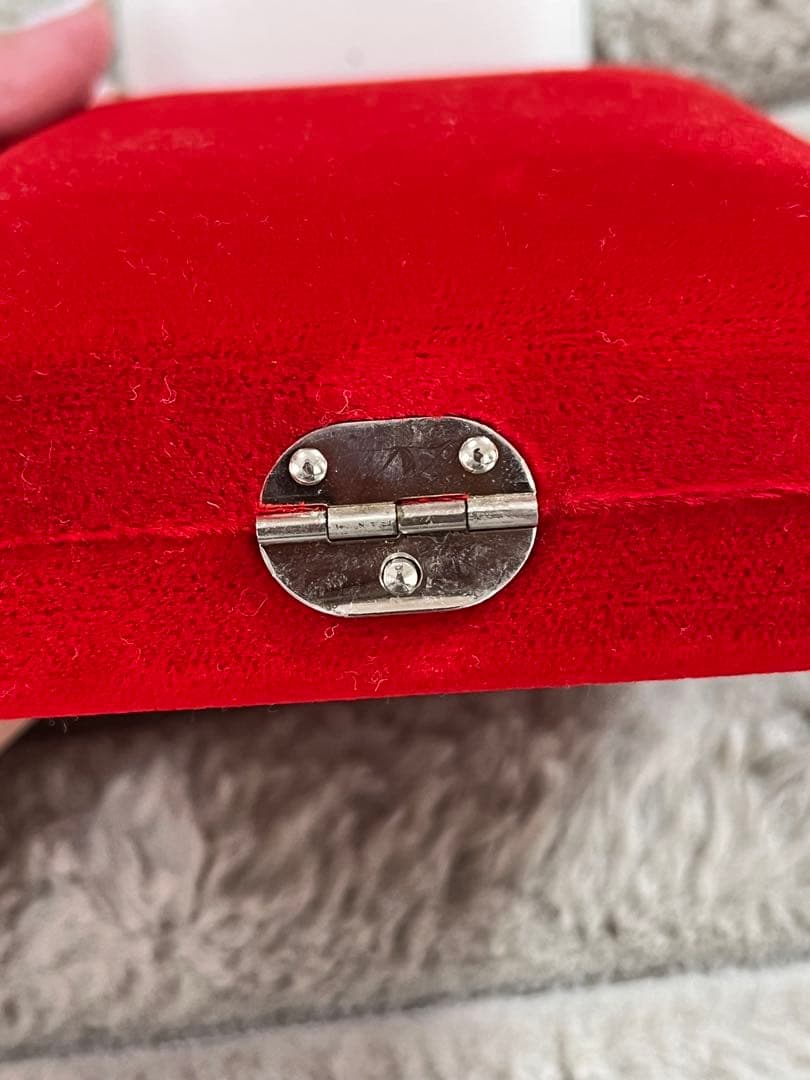 逓信局創業120年記念 メダル（LOVE）松永真　赤ケース・外箱・説明紙付き