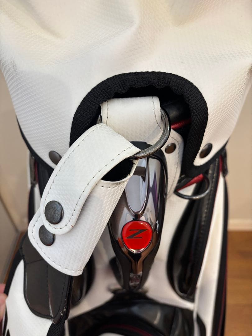 Srixon キャディバッグ ホワイト/レッド　松山英樹モデル