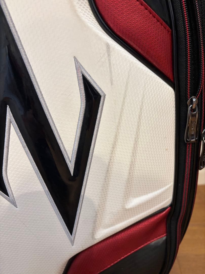 Srixon キャディバッグ ホワイト/レッド　松山英樹モデル