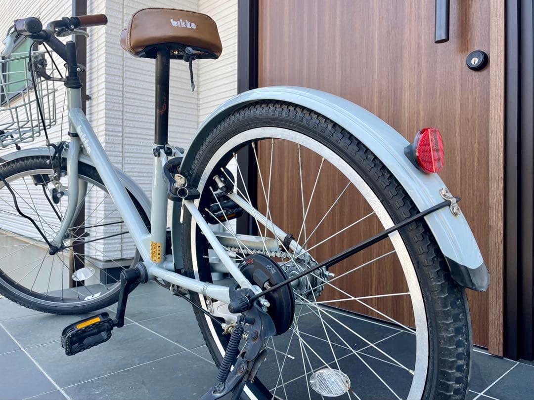 bikke j 22インチ ブルーグレー 【奈良市 受け渡しのみ】