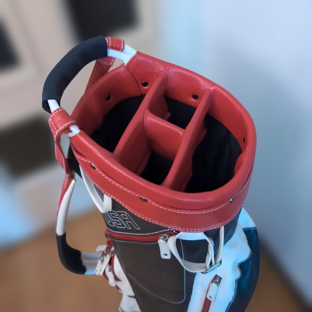 マーク専用 サンマウンテンの本革キャディバッグ