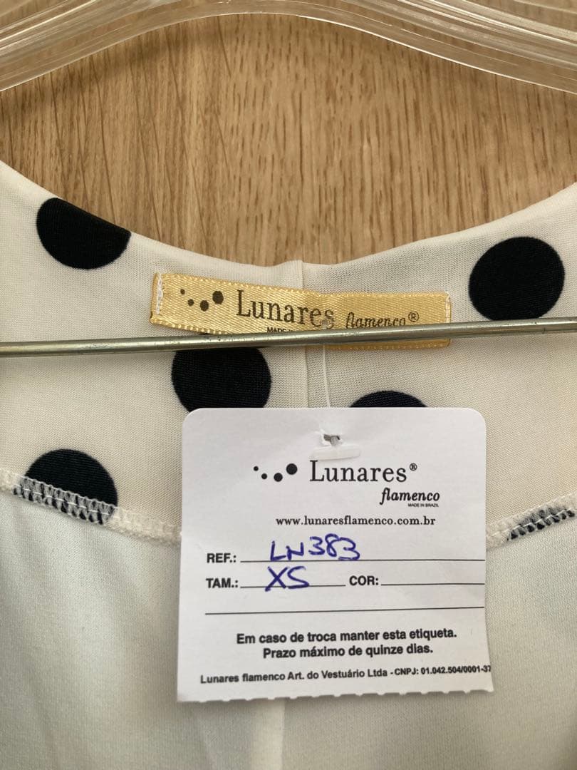 【新品未使用】ルナレスフラメンコ　水玉アイボリーワンピース