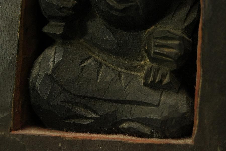 但馬彫刻 松田一 作 大黒天座像(ZE520)