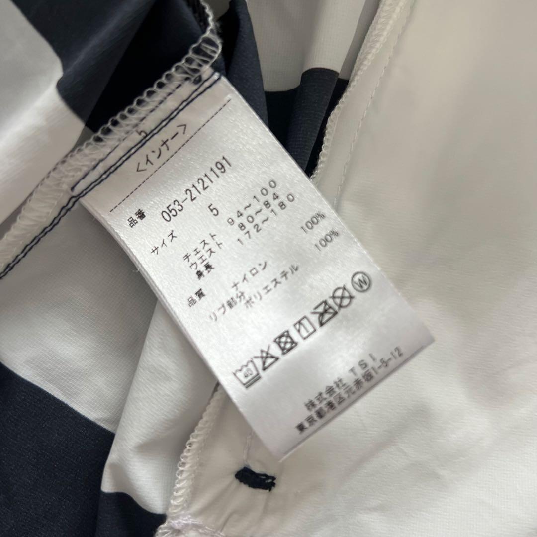 PEARLY GATES パーリーゲイツ　ナイロンジャケット メンズ　ボーダー