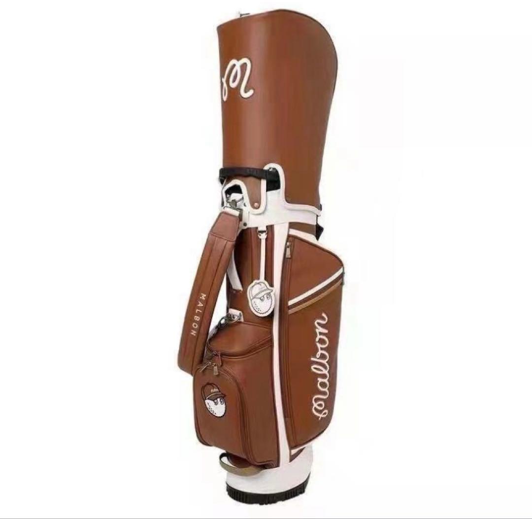 漁師キャディバッグ 帽子袋 ボーケイ キャディバッグ PUレザー スポーツゴルフ