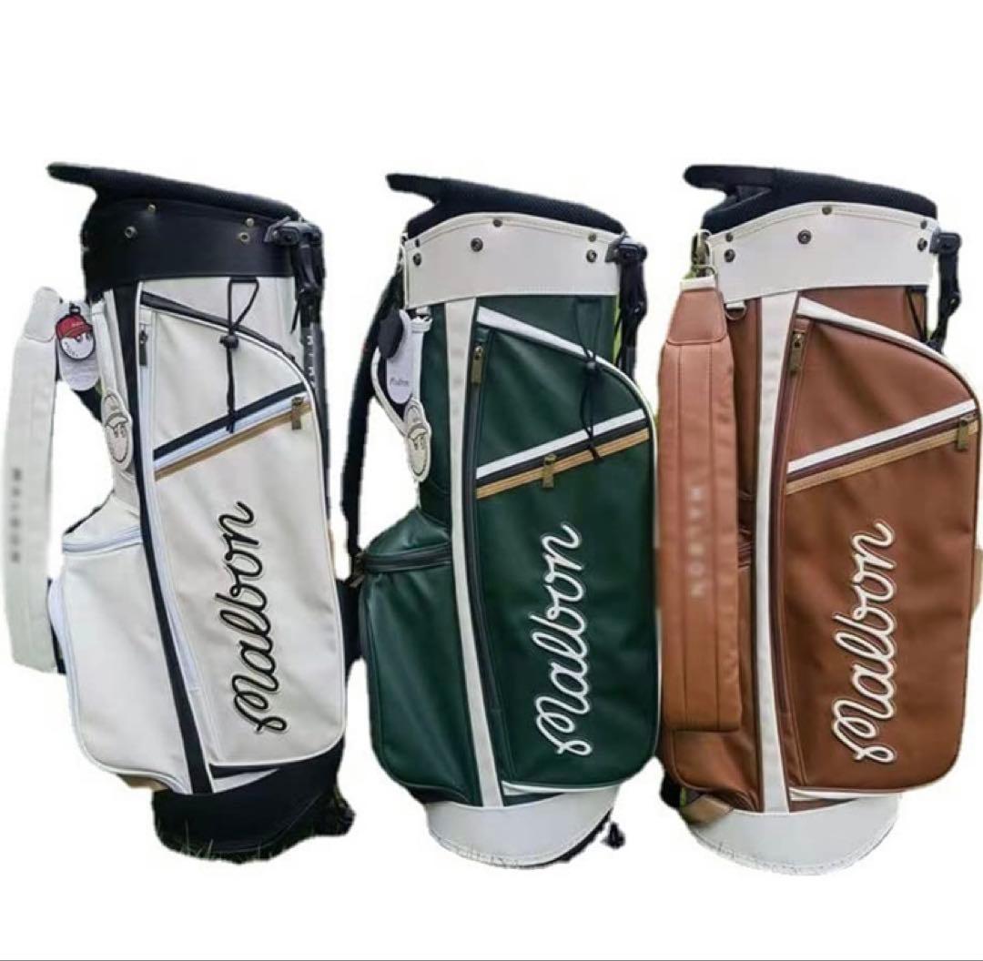 漁師キャディバッグ 帽子袋 ボーケイ キャディバッグ PUレザー スポーツゴルフ