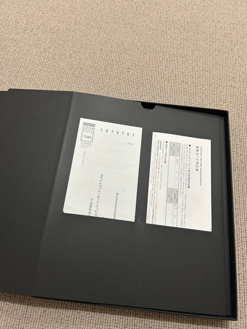 未使用　American Express Centurion ノベルティ品
