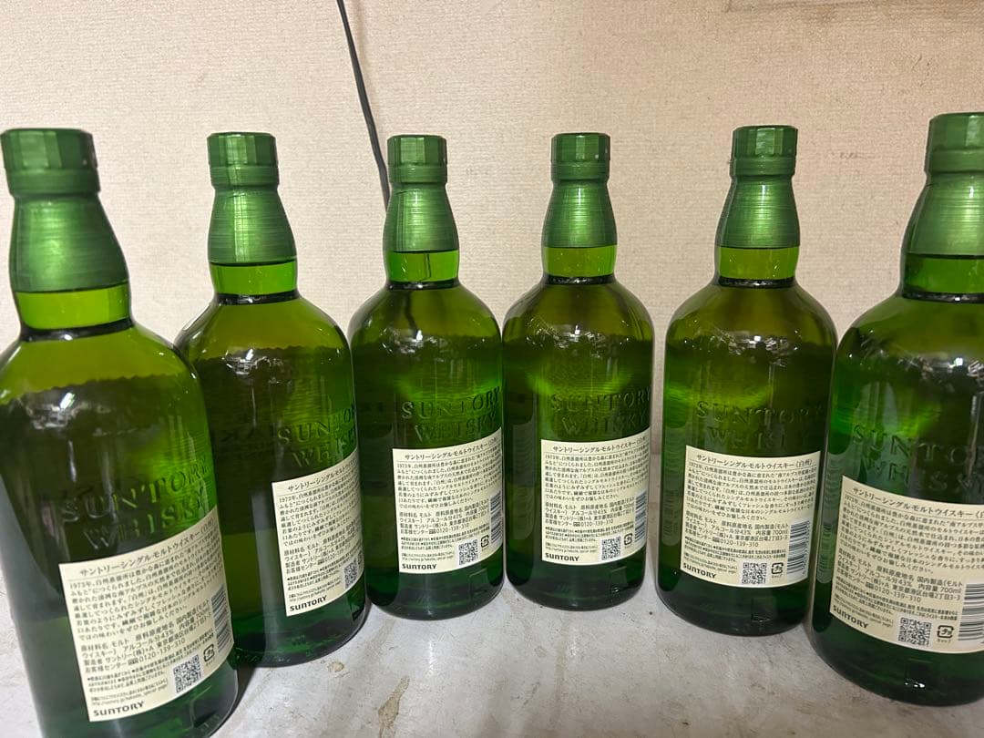 白州 シングルモルトウイスキー 1973年製6本セット