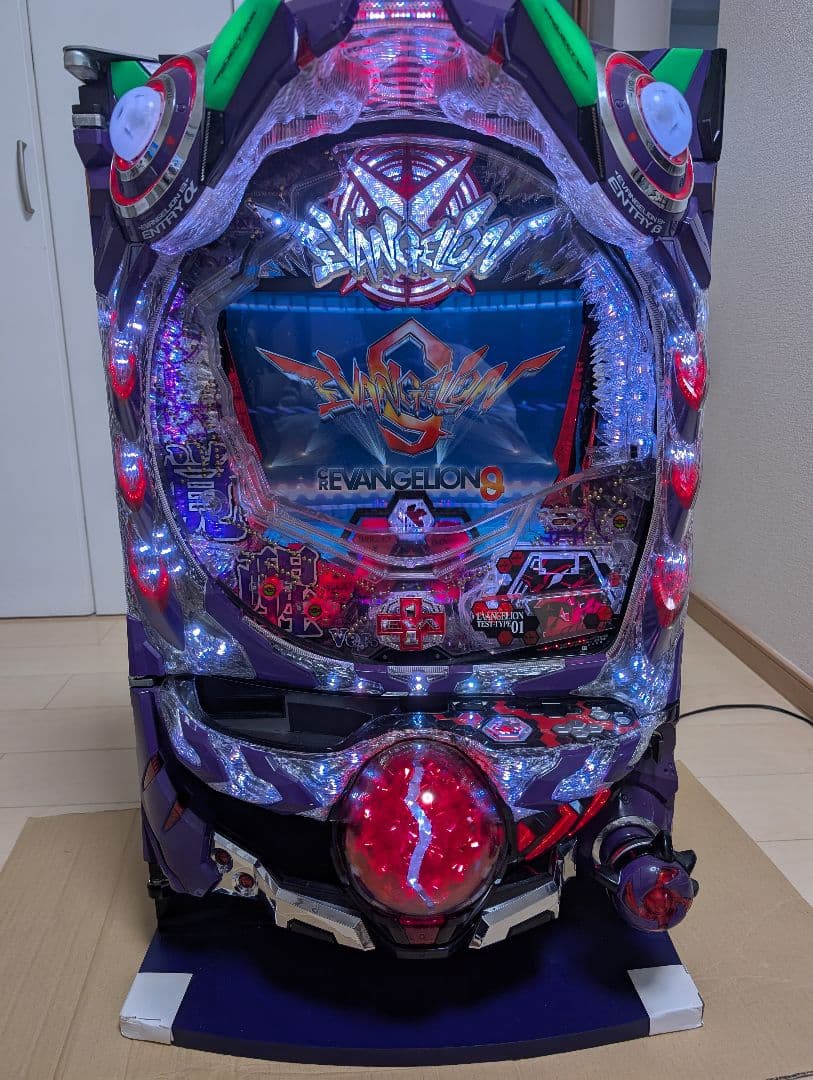【PCデータカウンター有】パチンコ CRエヴァンゲリオン9W 1/390 非循環