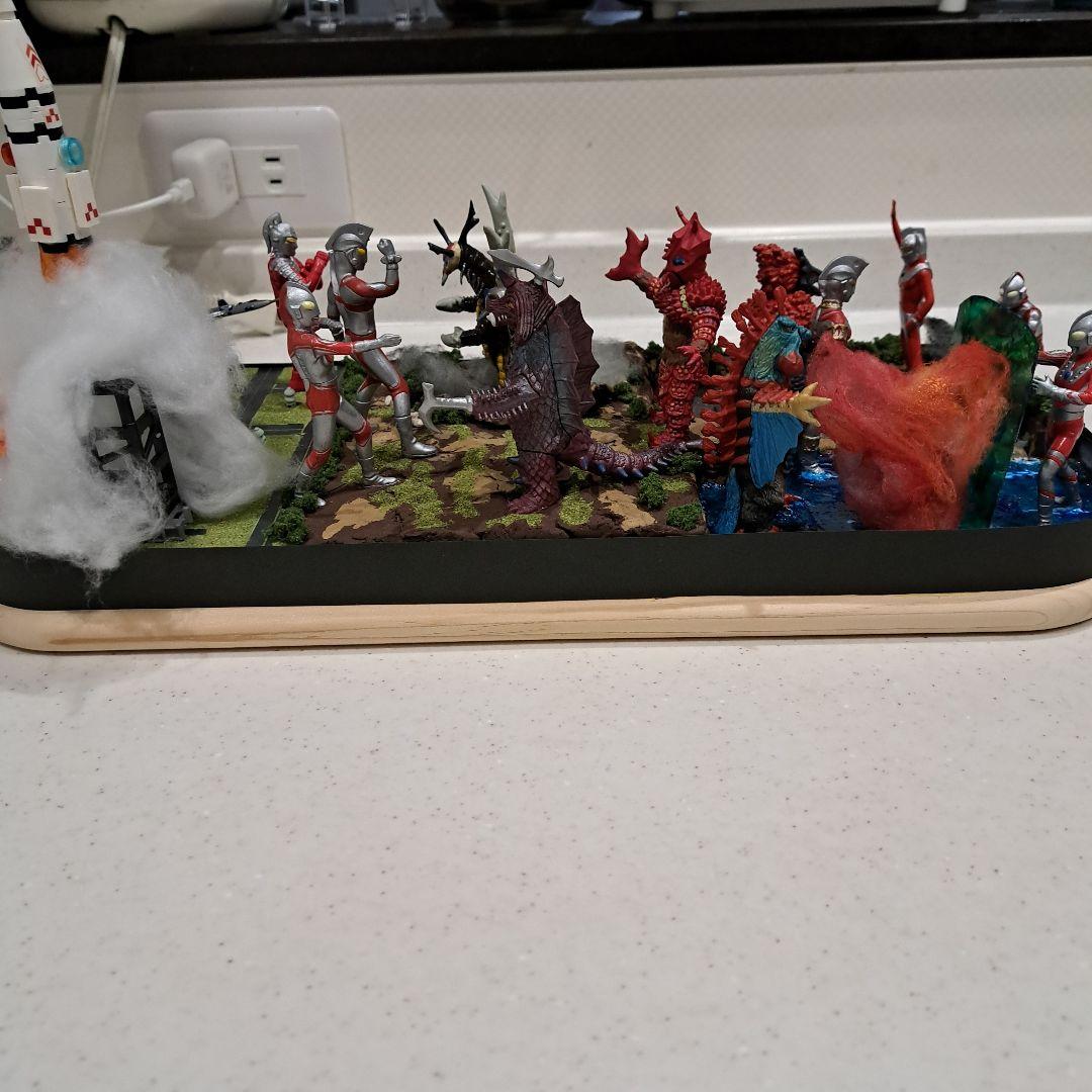 ジオラマ ウルトラ6兄弟