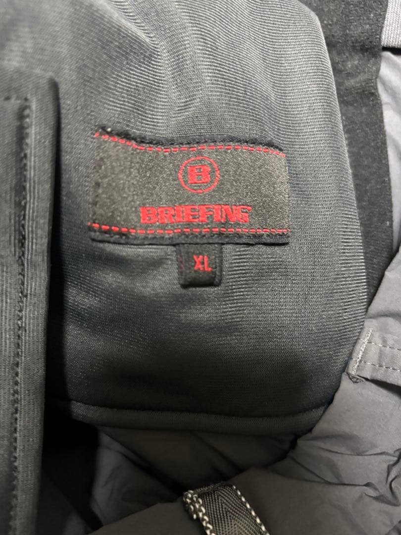 上*嗣様 BRIEFING ハイブリッド ダウンパンツ チャコール XL