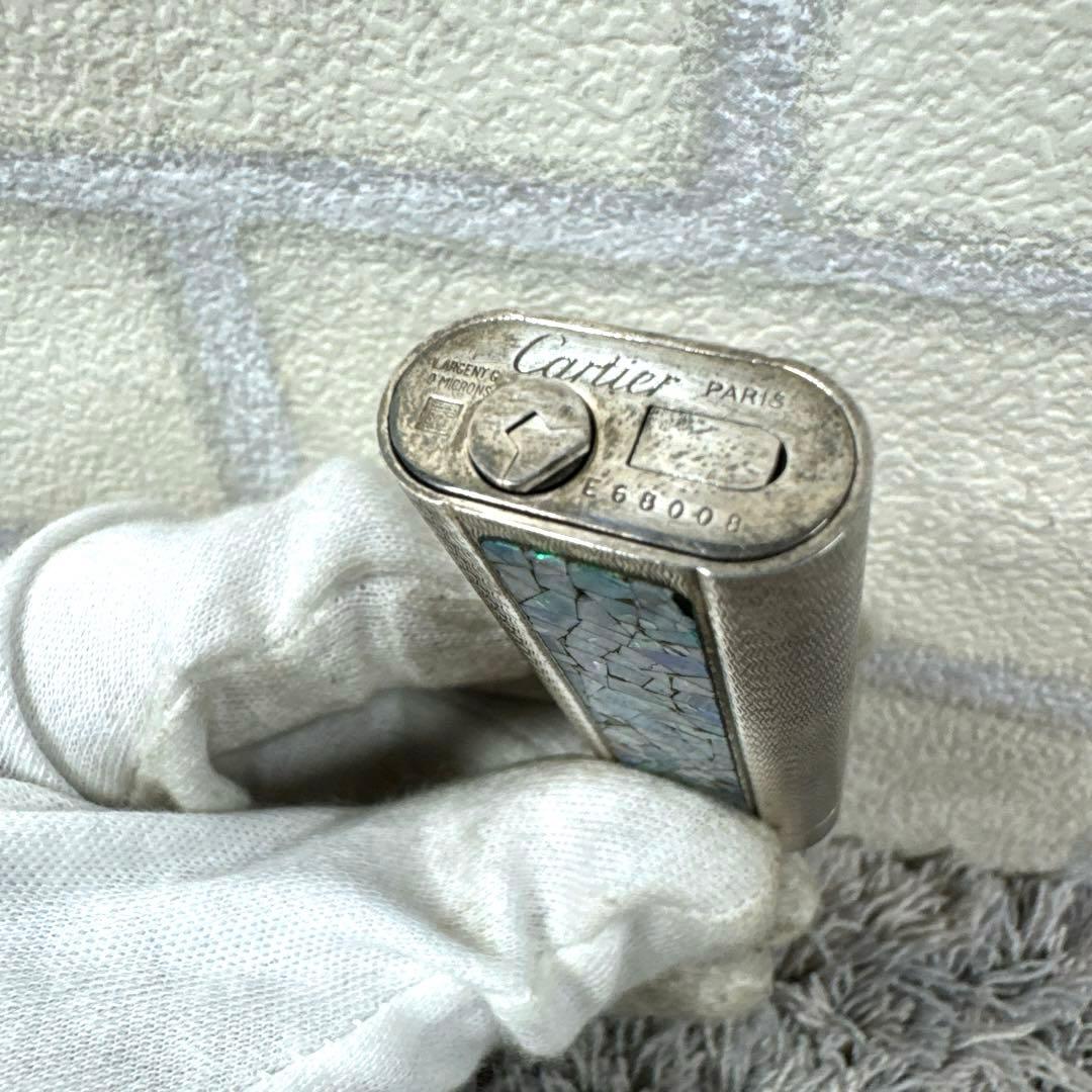 Cartier カルティエ モザイク ストーン ステンドグラス ガスライター