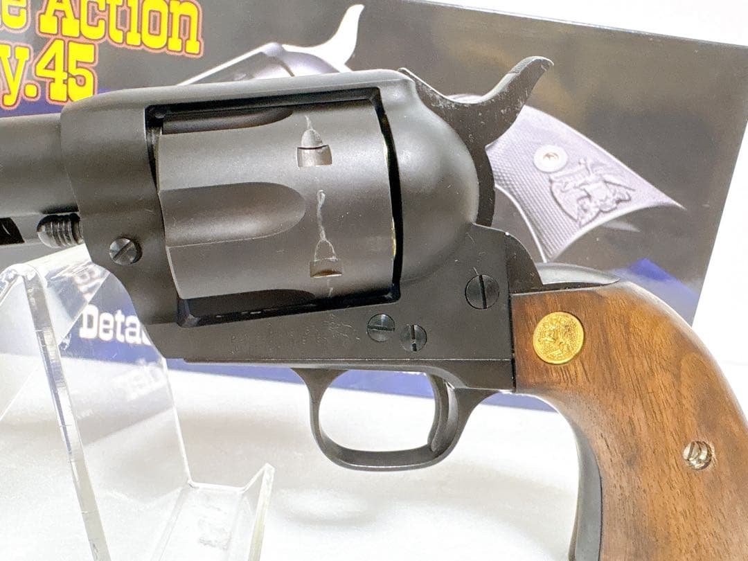 【美品】COLT SAA .45 5-1/2inch 木製グリップ モデルガン