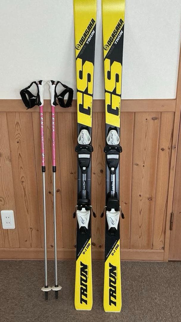 オガサカ　TRIUN G-J150 ジュニア　150cm スキーセット