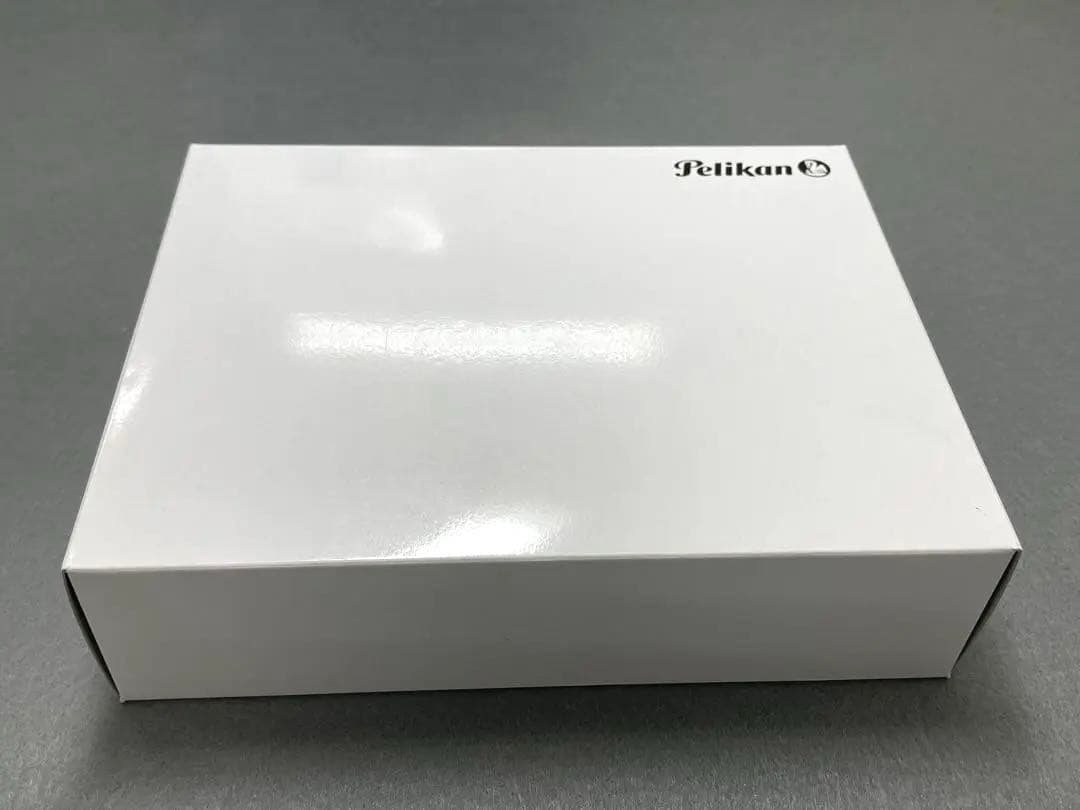 【未使用】ペリカンの万年筆M400グリーンストライプ、インクセット