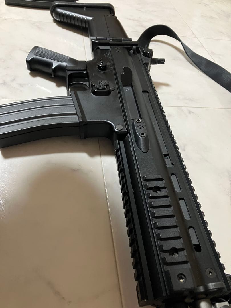 東京マルイ次世代電動ガン スカー(SCAR-L)ブラック ジャンク・中古品セット