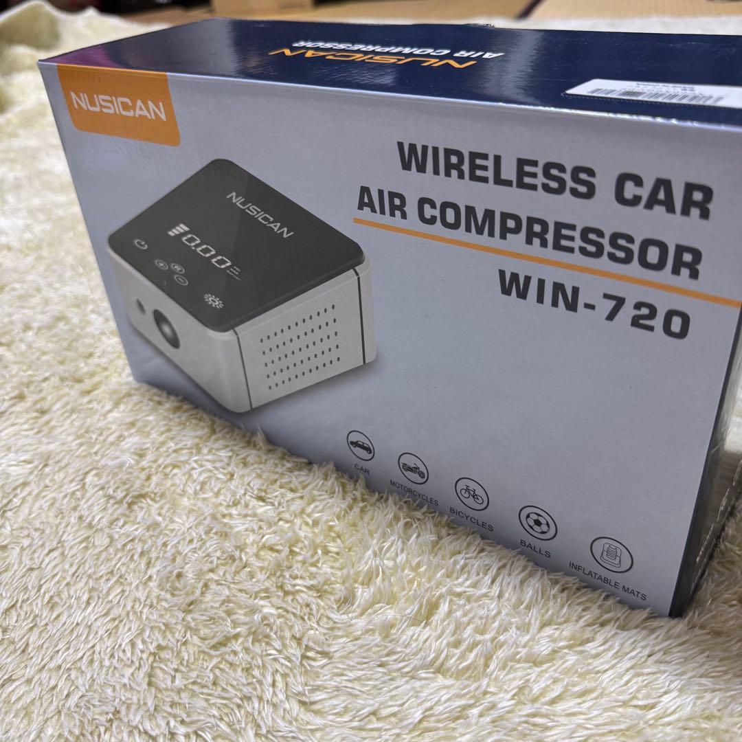 NUSICAN WIRELESS CAR AIR コンプレッサー　WIN-720