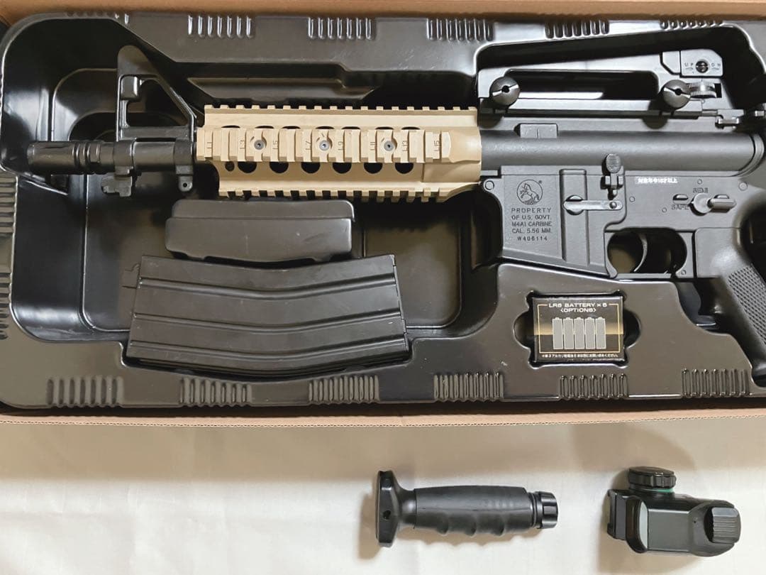 電動ガンM4CQB Tan