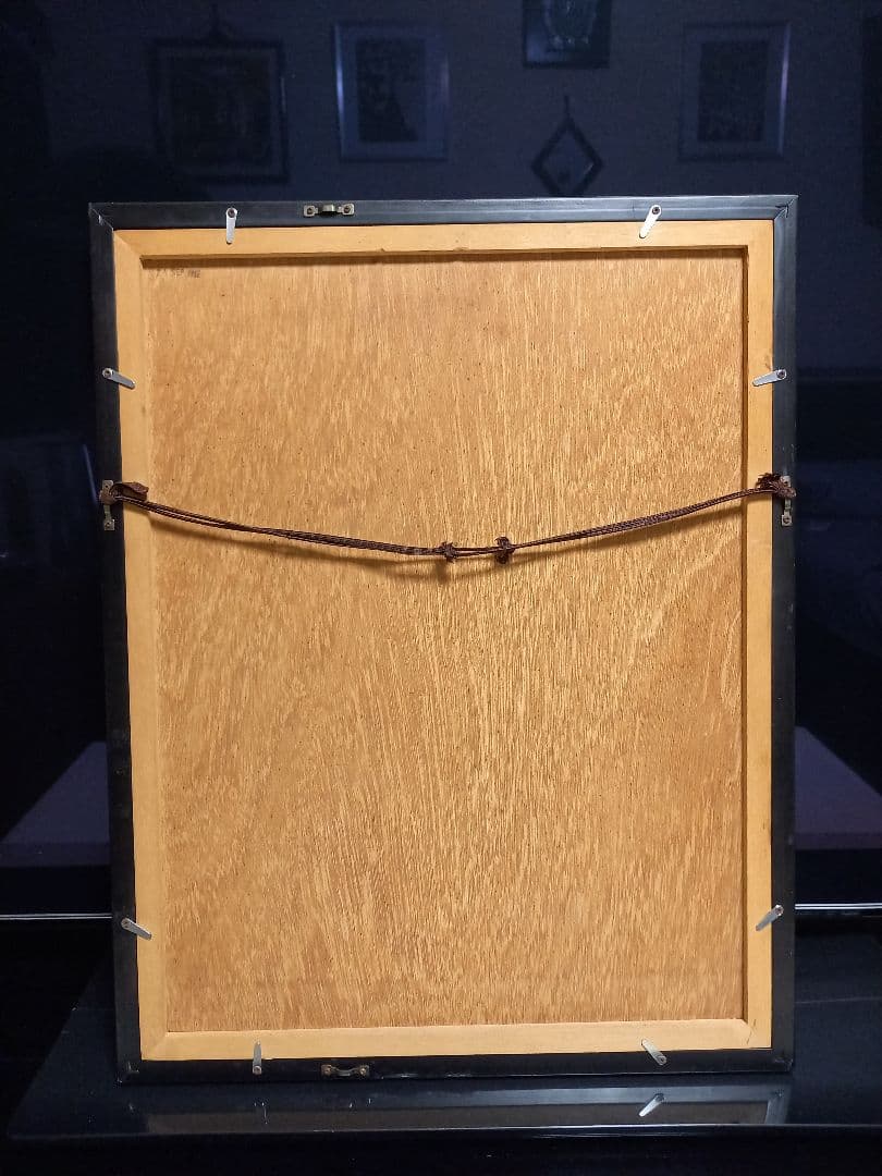 篠田桃紅 「Factio」リトグラフ　no.14/55　版画　1992年　額装品