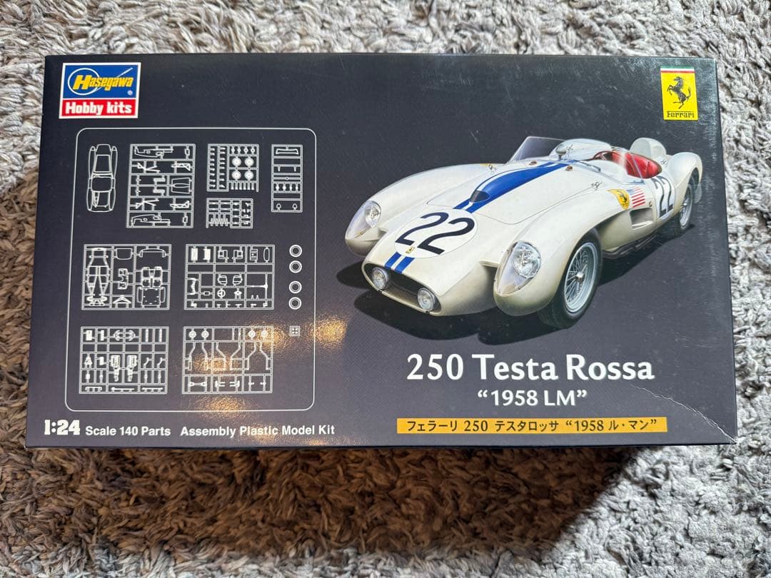 詞*様 【O-2033】ハセガワ フェラーリ 250 テスタロッサ 1958 ル