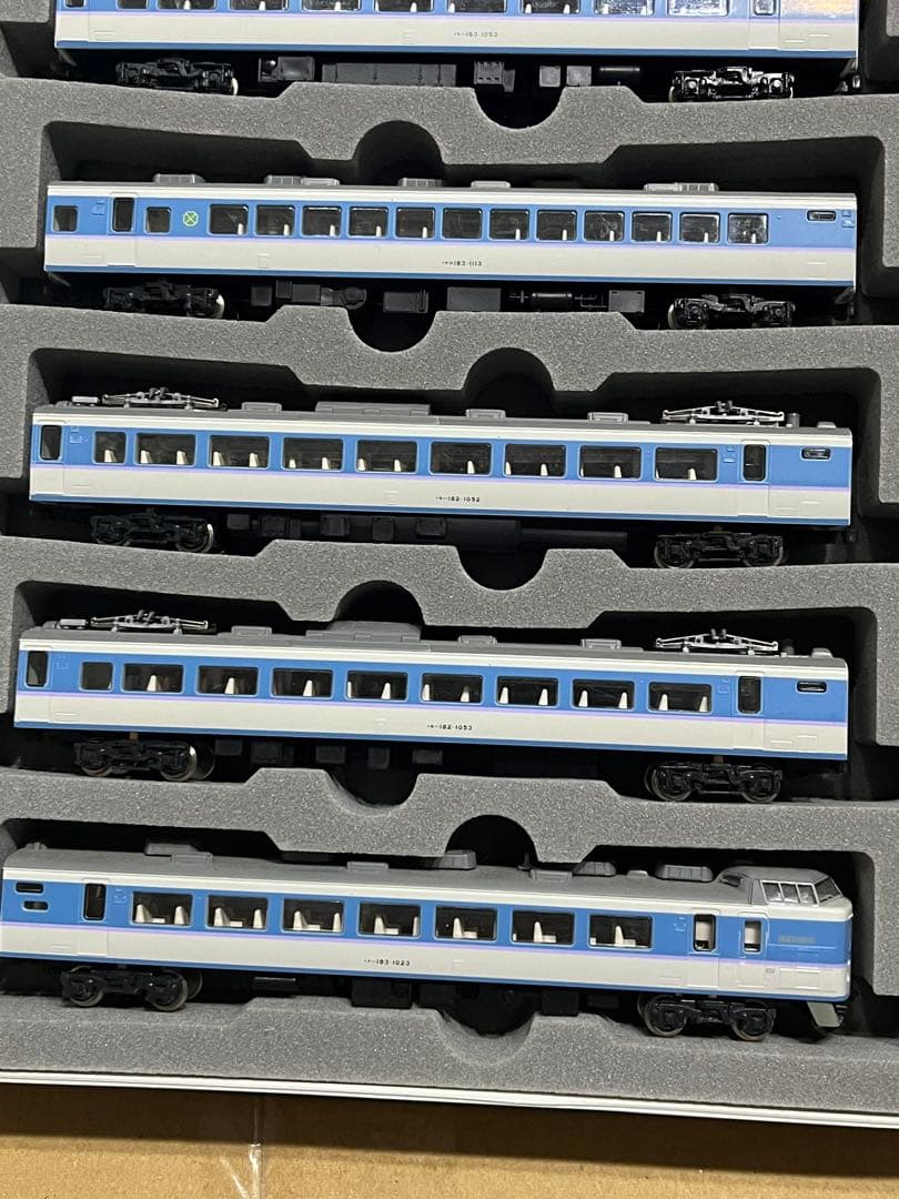 KATO 183系 あずさ (ニューカラー) 7両編成