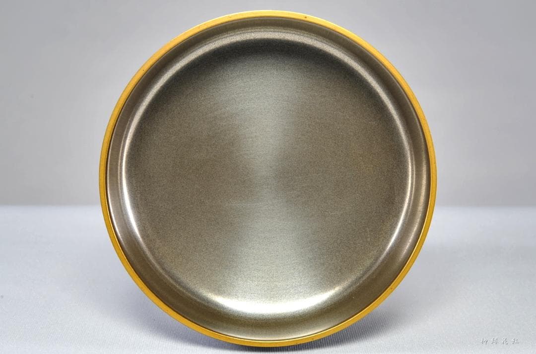 中村宗尹 片輪車蒔絵 大棗 内銀溜 共箱 茶道具