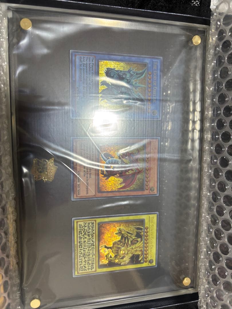 新品　最終値下げ　遊戯王　ステンレス三幻神等セット売りです!