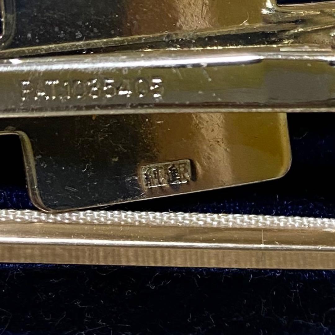 純銀　勲章　ネクタイピンク　カフス　セット