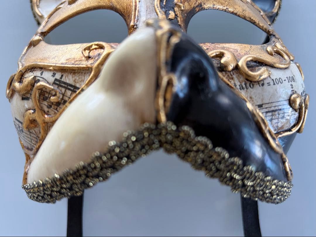 猫型マスケラ アンティーク 古道具 レトロ雑貨 マスカレード 仮面