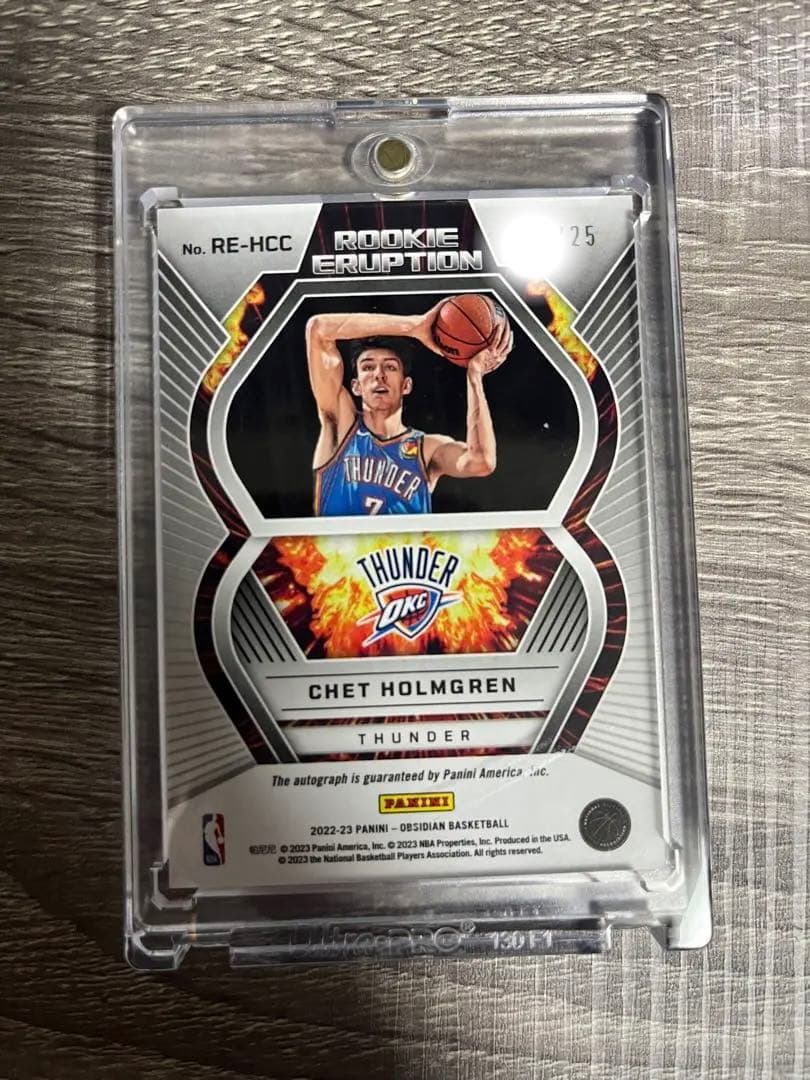 スポーツ選手 Chet Holmgren /25 RC AUTO