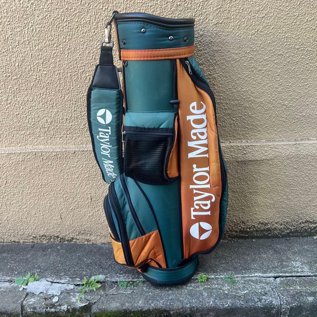 Taylor Made キャディバッグ オレンジ グリーン　ビンテージ